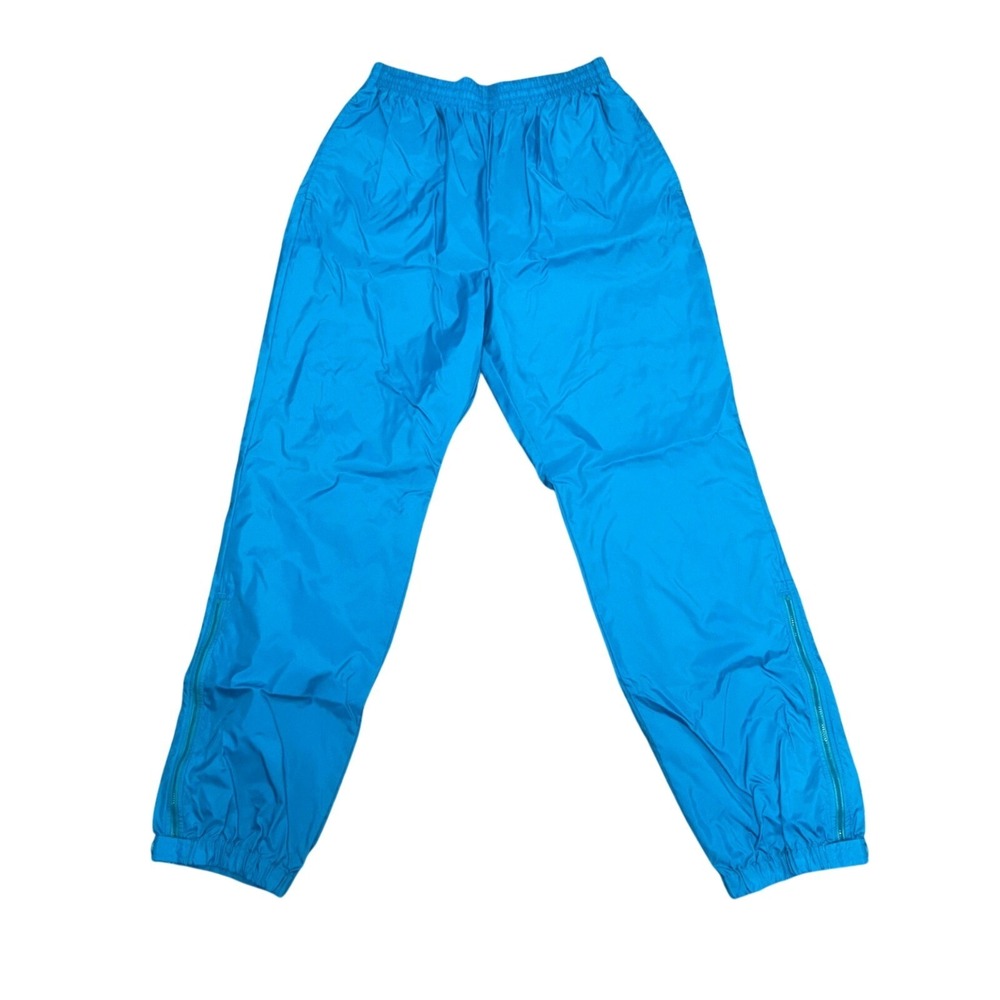 Vintage Columbia Windbreaker Track Pants Womens M‎ Teal Rain Hiking Gorpcore
